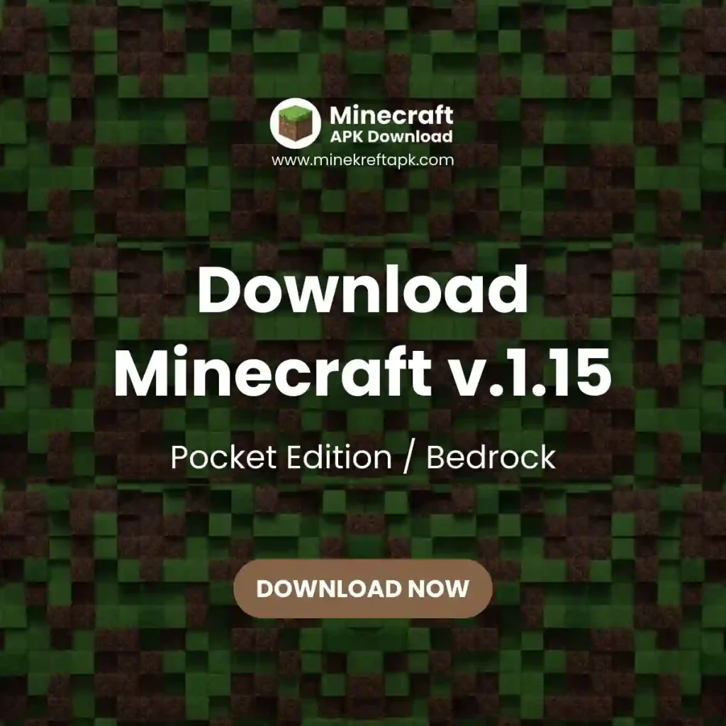 Minecraft 1.15 apk free Download